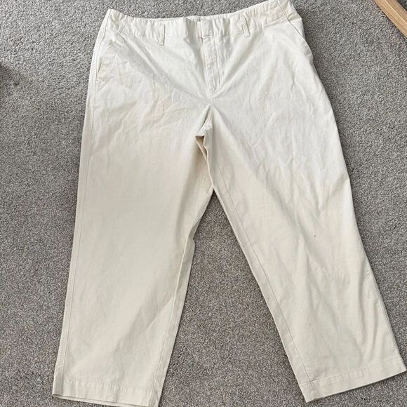 a new day Pants - A New Day WOMENs Cream Straight pants size 17R